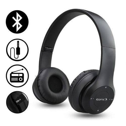 CASQUE SANS FIL ICONIX IC-HB1128 - NOIR