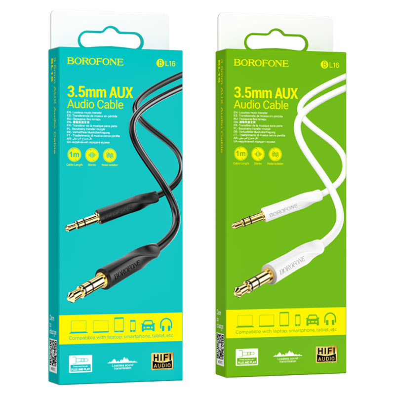 Câble Borofone BL16 Audio 3.5mm Câble Borofone BL16 Audio 3.5mm
