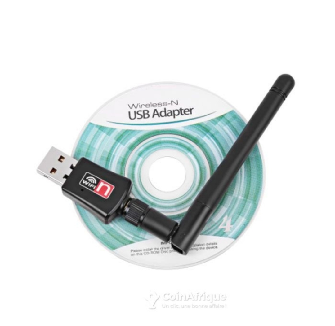 Clé WIFI avec antenne 300Mbps 2.4 W40 Clé WIFI avec antenne 300Mbps 2.4 W40