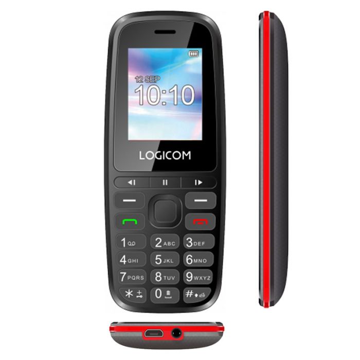 Téléphone Portable LOGICOM P197E Rouge Téléphone Portable LOGICOM P197E Rouge