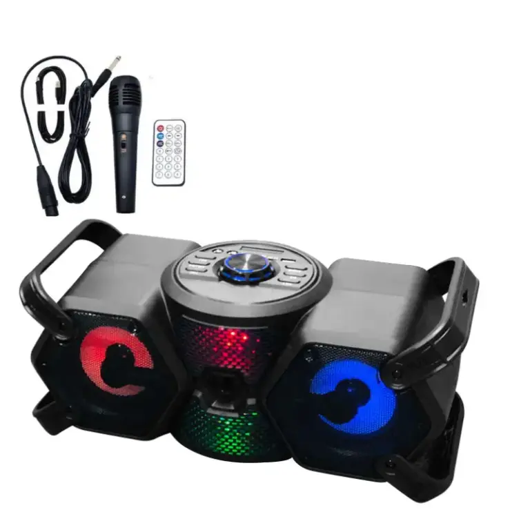 ZQS-4229-LED-768x768 SPEAKER BLUETOOTH BLUE ZQS4229 AVEC MICRO – Image 1