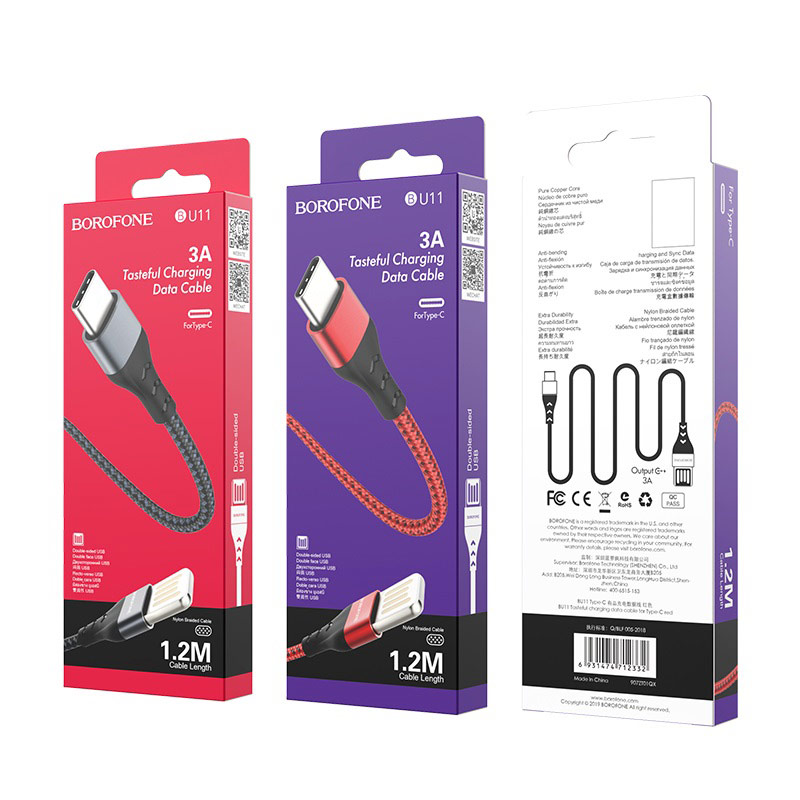 Cable Micro Borofone 2.4A BU11 Cable Micro Borofone 2.4A BU11