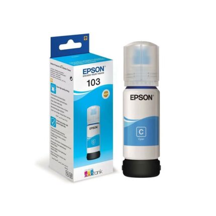 Bouteille Encre Adaptable EPSON 103 Cyan