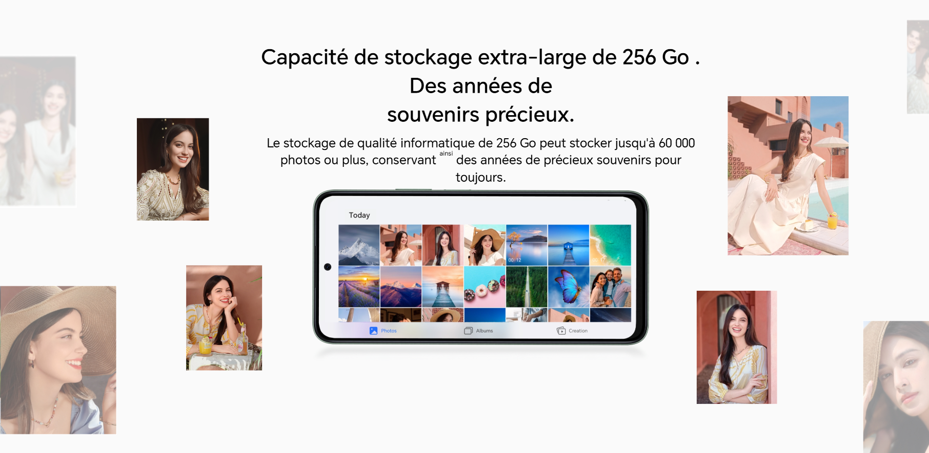 Smartphone HONOR X7C 5G 8Go 256Go - Blanc