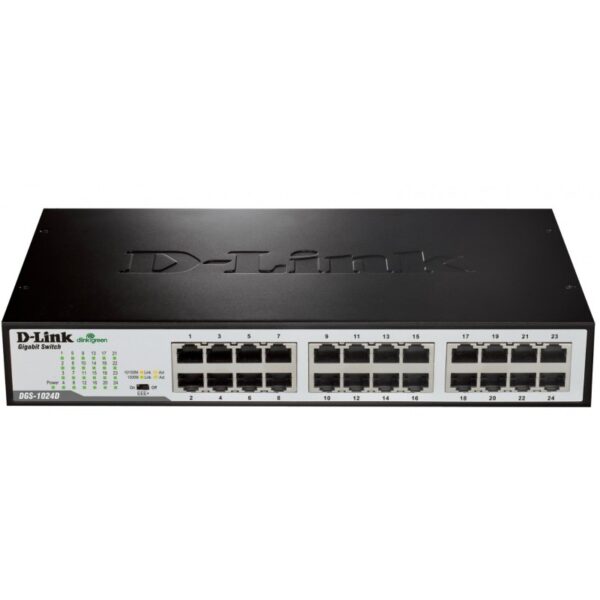 Switch Ethernet Gigabit D-link 24ports Noir DGS-1024CE
