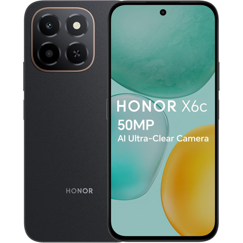 Smartphone HONOR X6c 6 Go 256 Go Noir