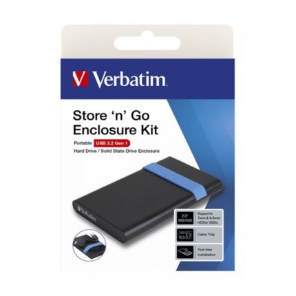 Boîtier VERBATIM Pour Disque Dur SSD SATA USB 3.2