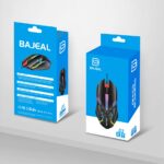 Souris Filaire USB Optique Bajeal D3 LED pour PC, Ordinateur de Bureau et Gaming