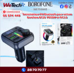 Transmetteur FM Bluetooth pour voiture Borofone BC50 Ascenso PD20W et QC3.0 – Image 2