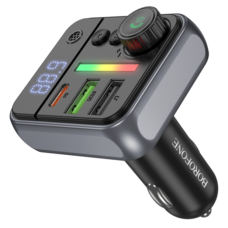 EDA007316401A Transmetteur FM Bluetooth pour voiture Borofone BC50 Ascenso PD20W et QC3.0 – Image 1