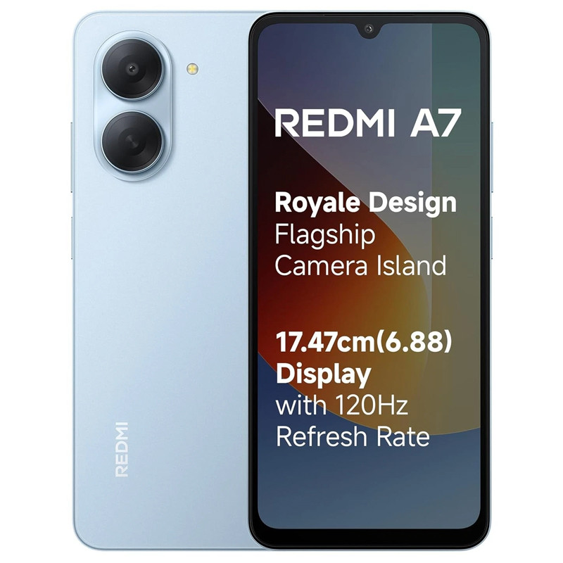 smartphone-xiaomi-redmi-a7-3go-64go-bleu Smartphone Xiaomi Redmi A7 3Go 64Go - Orchid Bleu – Image 1