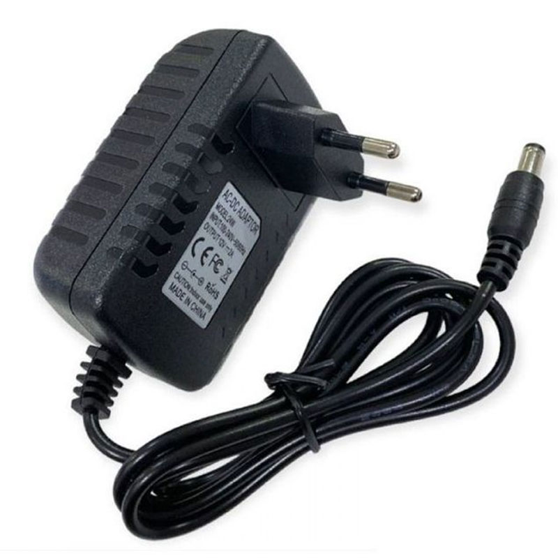 chargeur-12v-2a-pour-alimentation-noir charger de camera 12 V – Image 1