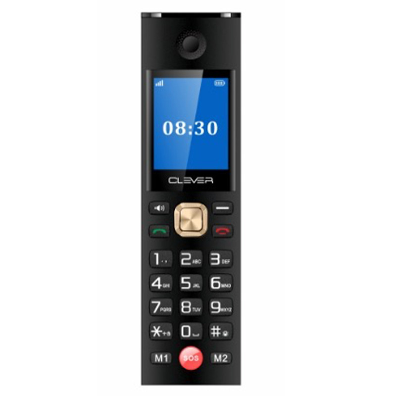 telephone-portable-clever-k11-noir TÉLÉPHONE PORTABLE CLEVER K11 – Image 1